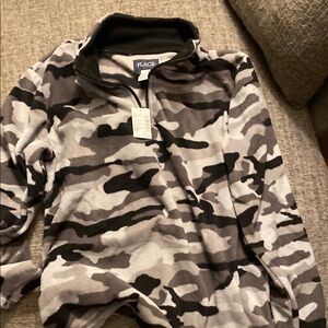 Camouflage Quarter-Zip Pullover